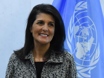 US Ambassador to the UN Nikki Haley