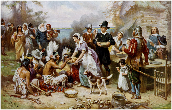 America’s First Thanksgiving – Plymouth Rock 1623