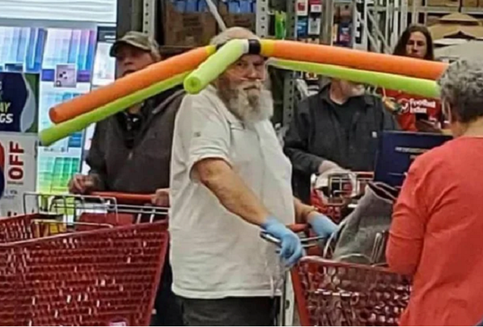 Social distancing at its finest