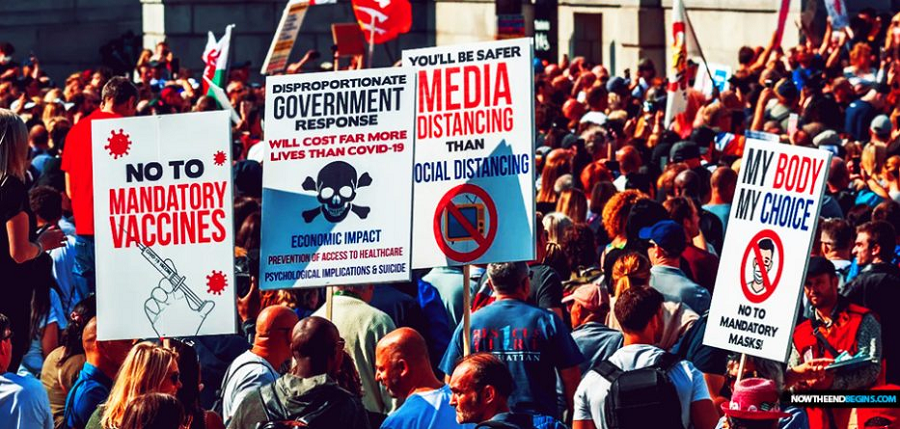 antivax-rally