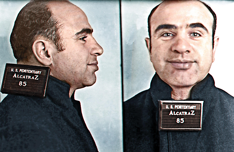 Al Capone mugshot Aug. 22, 1934
