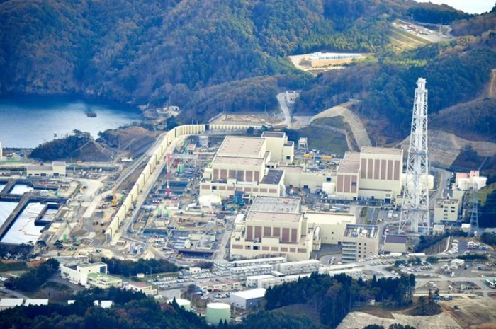 The Onagawa nuclear power plant in Miyagi Prefecture 