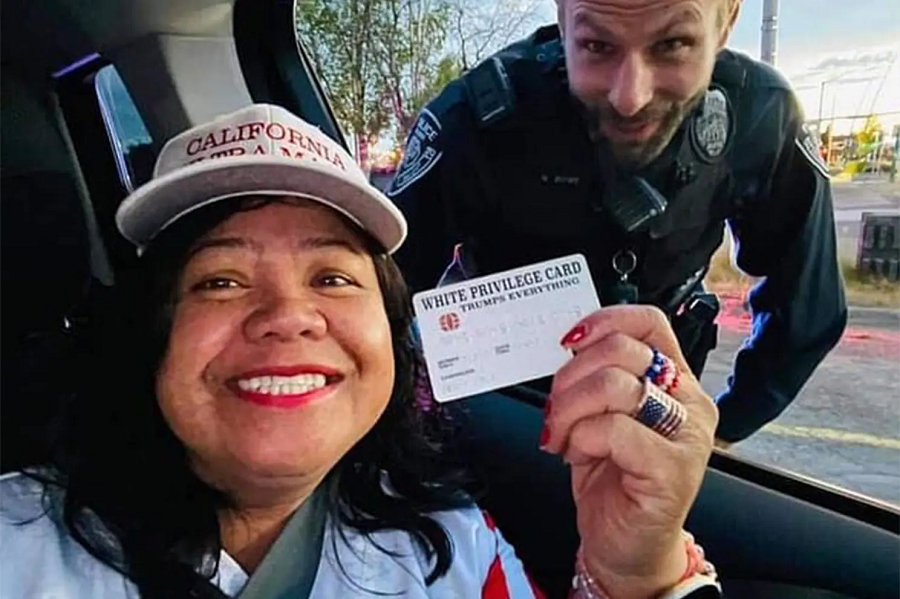 Woman Shows Cops ‘White Privilege’ Card Instead Of License In Alaska Traffic Stop 