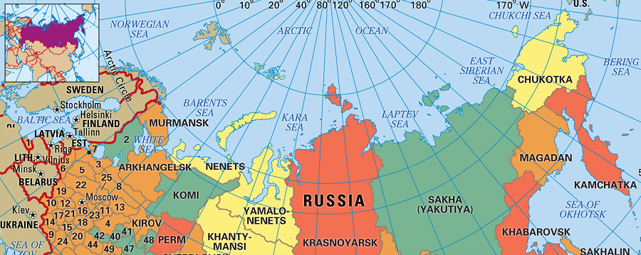 russias-regions-on-the-arctic-ocean
