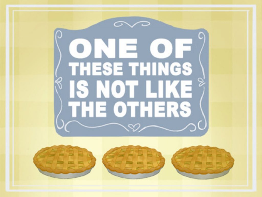 not-like-the-others-pie